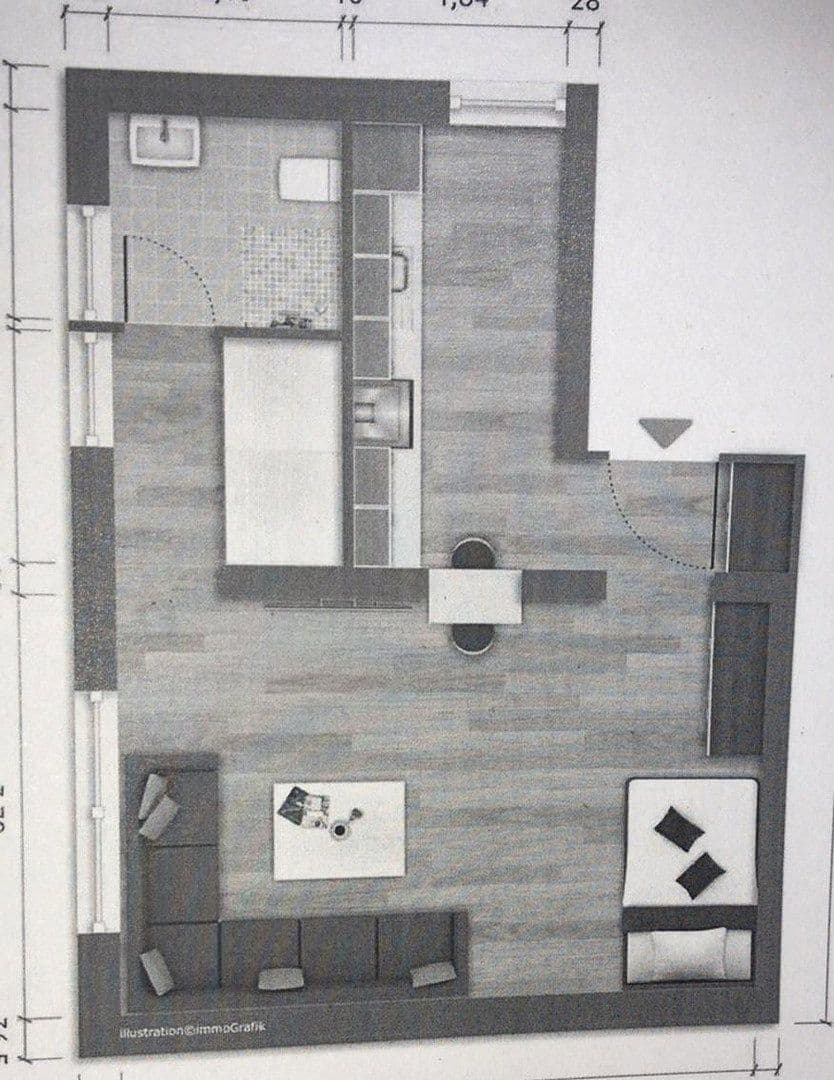 Prodej bytu 1+kk 39 m², Arnoldstrasse 17, Mülheim an der Ruhr, Severní Porýní-Vestfálsko Prodej bytu 1+kk 39 m², Arnoldstrasse 17, Mülheim an der Ruhr, Severní Porýní-Vestfálsko
