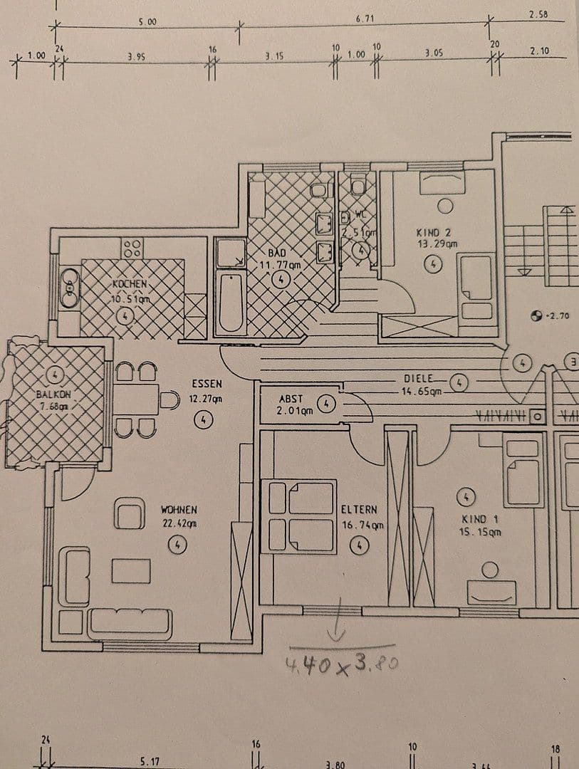 Prodej bytu 4+1 125 m², Oftersheim, Bádensko-Württembersko Prodej bytu 4+1 125 m², Oftersheim, Bádensko-Württembersko