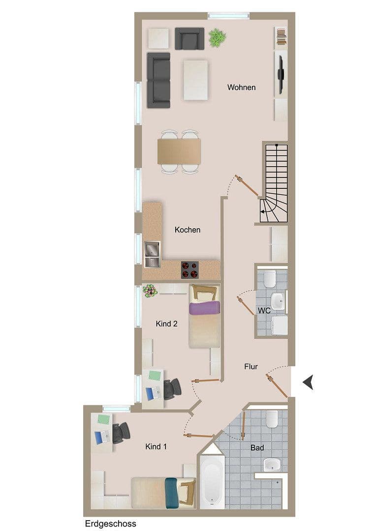 Prodej bytu 4+kk 141 m², Brunnthal, Bavorsko Prodej bytu 4+kk 141 m², Brunnthal, Bavorsko