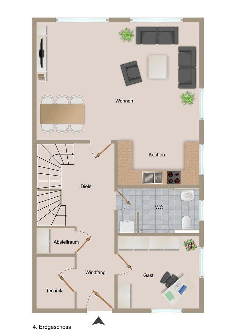 Prodej domu 175 m², pozemek 260 m², Brunnthal, Bavorsko Prodej domu 175 m², pozemek 260 m², Brunnthal, Bavorsko