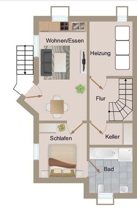 Pronájem bytu 2+1 41 m², Tonaustr. 26, Vöhringen, Bádensko-Württembersko Pronájem bytu 2+1 41 m², Tonaustr. 26, Vöhringen, Bádensko-Württembersko