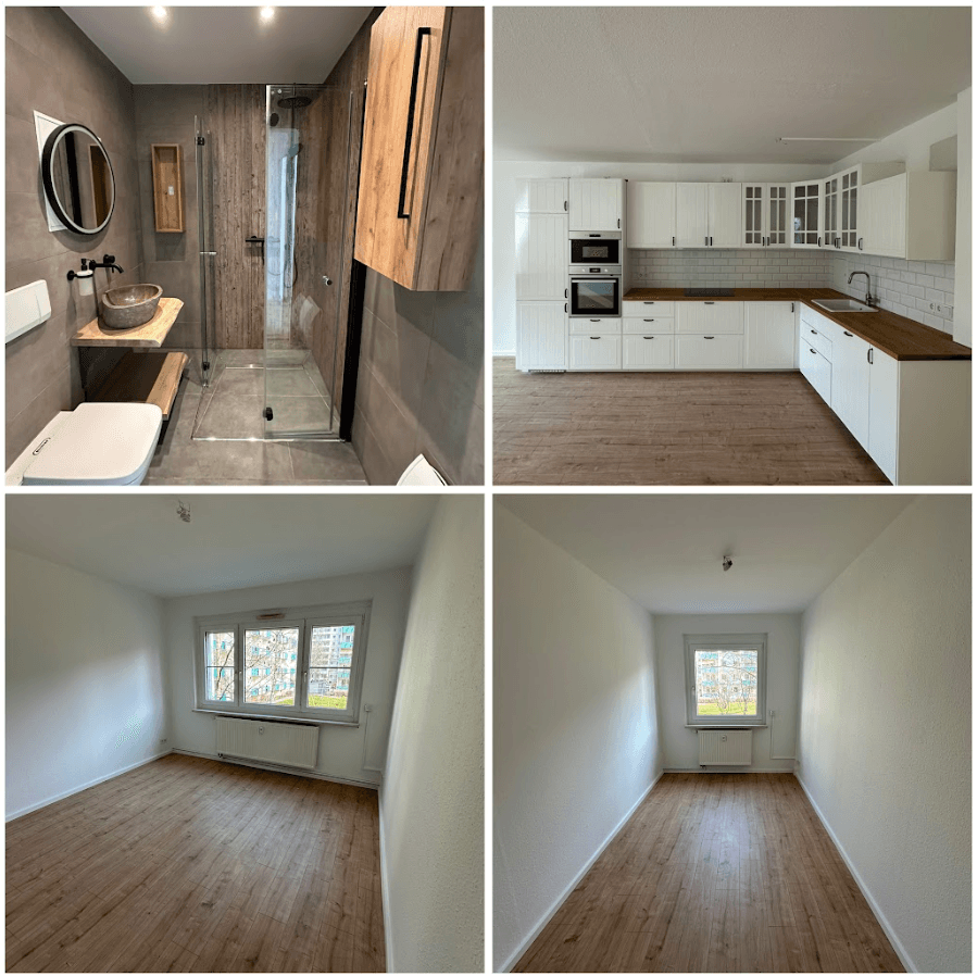 Pronájem bytu 3+1 68 m², Faleska-Meinig-Straße 108, Chemnitz, Sasko Pronájem bytu 3+1 68 m², Faleska-Meinig-Straße 108, Chemnitz, Sasko