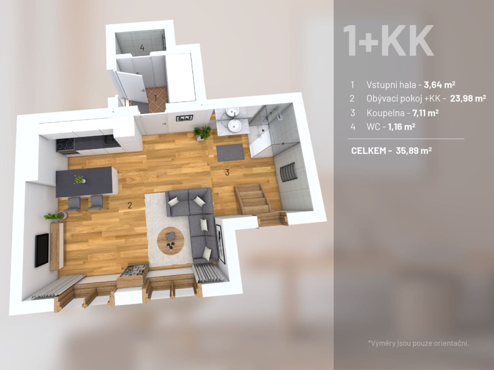 Prodej bytu 1+kk 33 m², Kamenická, Praha, Praha Prodej bytu 1+kk 33 m², Kamenická, Praha, Praha