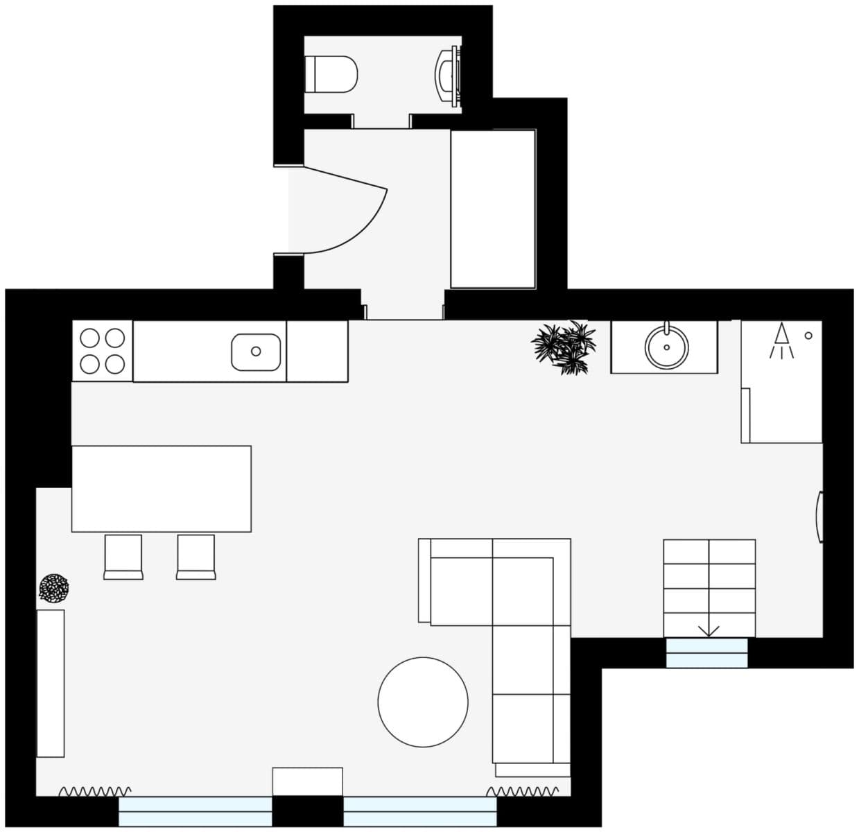 Prodej bytu 1+kk 33 m², Kamenická, Praha, Praha Prodej bytu 1+kk 33 m², Kamenická, Praha, Praha