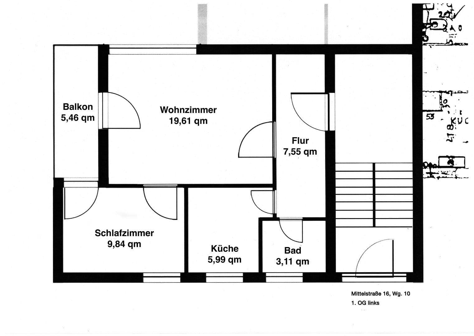 Prodej bytu 2+1 50 m², Mittelstraße 16, Berlin-Steglitz, Berlín Prodej bytu 2+1 50 m², Mittelstraße 16, Berlin-Steglitz, Berlín