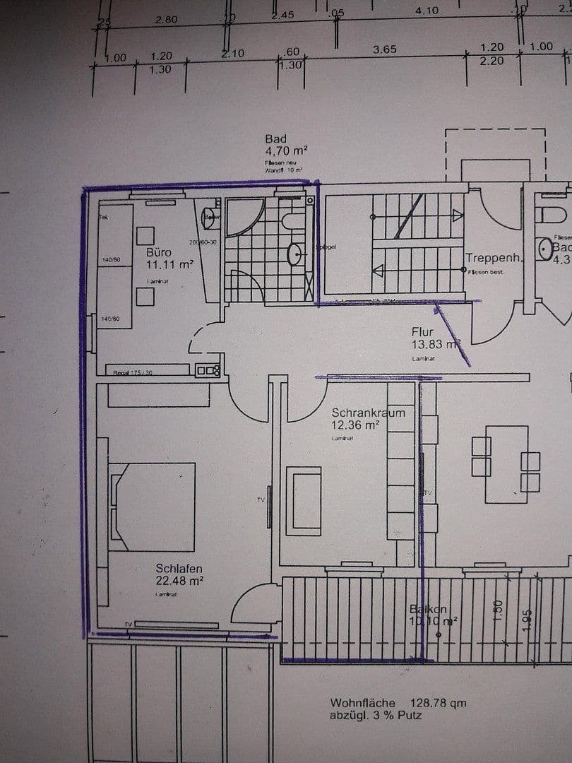 Pronájem bytu 2+1 63 m², Oberer Wingertweg 8, Pforzheim, Bádensko-Württembersko Pronájem bytu 2+1 63 m², Oberer Wingertweg 8, Pforzheim, Bádensko-Württembersko