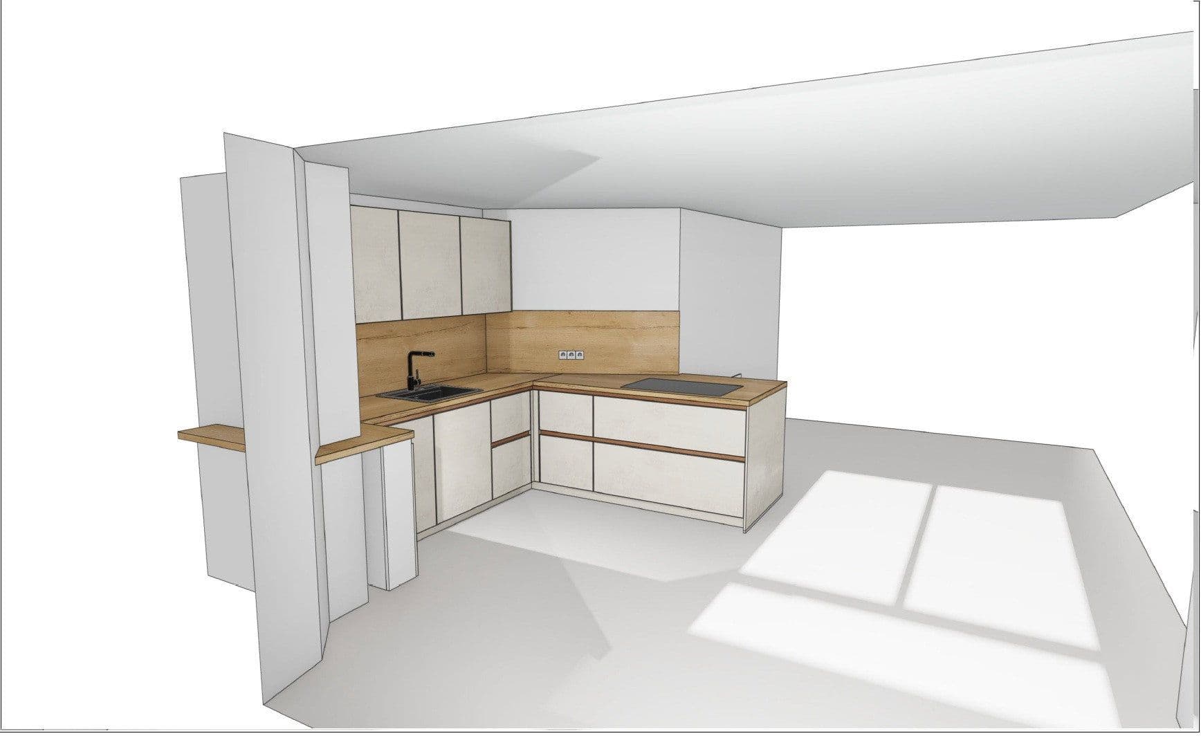 Pronájem bytu 2+1 71 m², Echzell, Hessen Pronájem bytu 2+1 71 m², Echzell, Hessen