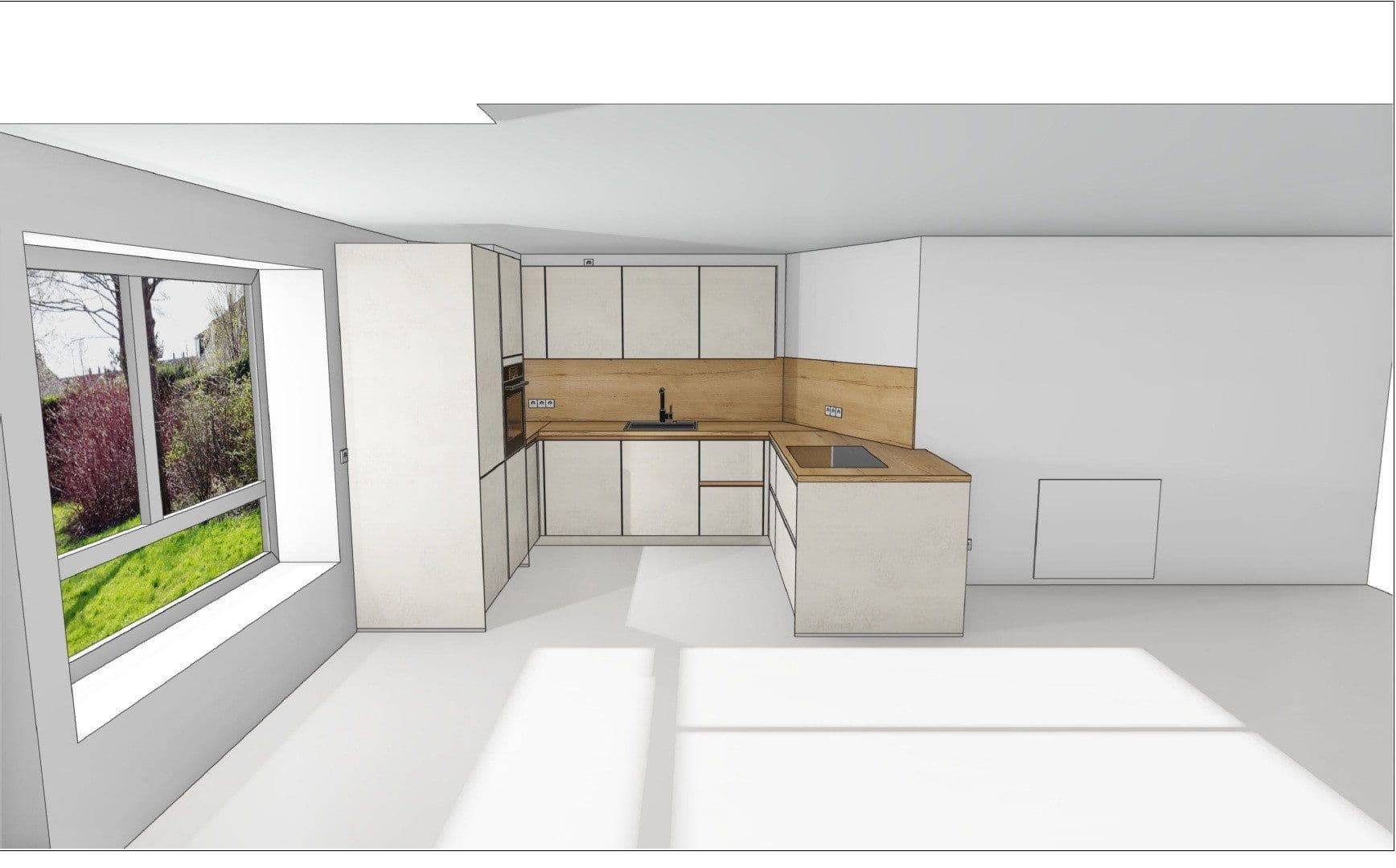 Pronájem bytu 2+1 71 m², Echzell, Hessen Pronájem bytu 2+1 71 m², Echzell, Hessen