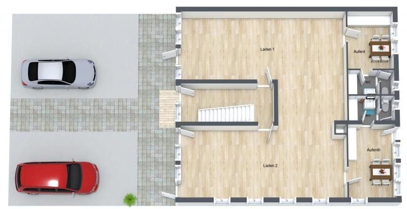 Pronájem nebytového prostoru 130 m², Sulzgasse 6, Mössingen, Bádensko-Württembersko Pronájem nebytového prostoru 130 m², Sulzgasse 6, Mössingen, Bádensko-Württembersko