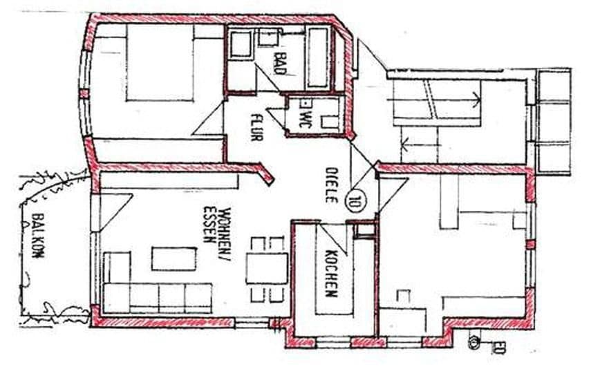 Prodej bytu 3+1 76 m², Weinstadt, Bádensko-Württembersko Prodej bytu 3+1 76 m², Weinstadt, Bádensko-Württembersko