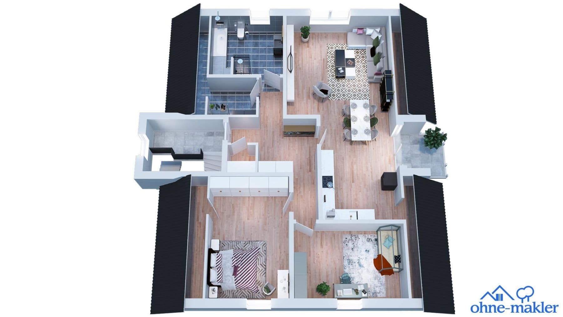 Prodej bytu 3+1 100 m², Hengersberg, Bavorsko Prodej bytu 3+1 100 m², Hengersberg, Bavorsko