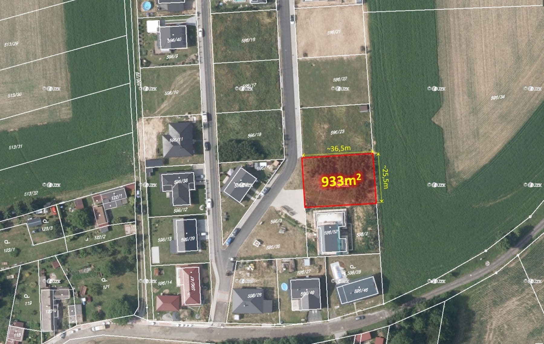 Prodej pozemku 933 m², Malešov, Středočeský kraj Prodej pozemku 933 m², Malešov, Středočeský kraj