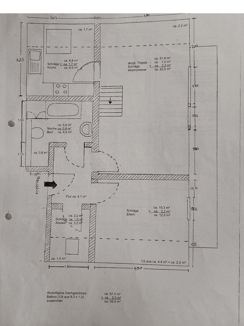 Prodej bytu 4+kk 60 m², Lustadt, Porýní-Falc Prodej bytu 4+kk 60 m², Lustadt, Porýní-Falc