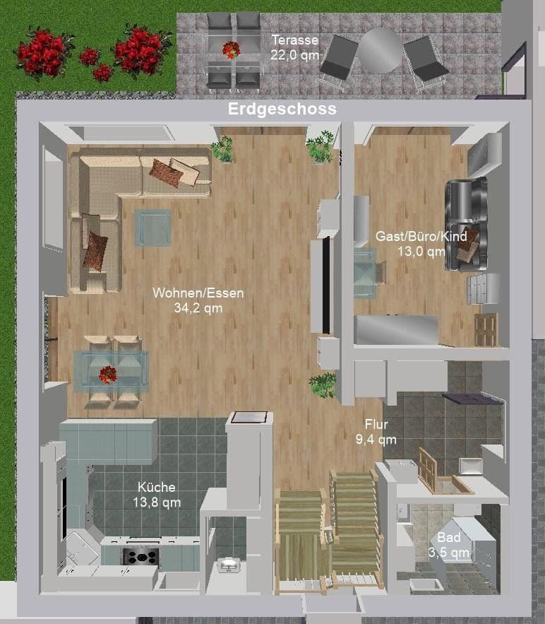 Prodej domu 158 m², pozemek 400 m², Rosenheim, Bavorsko Prodej domu 158 m², pozemek 400 m², Rosenheim, Bavorsko