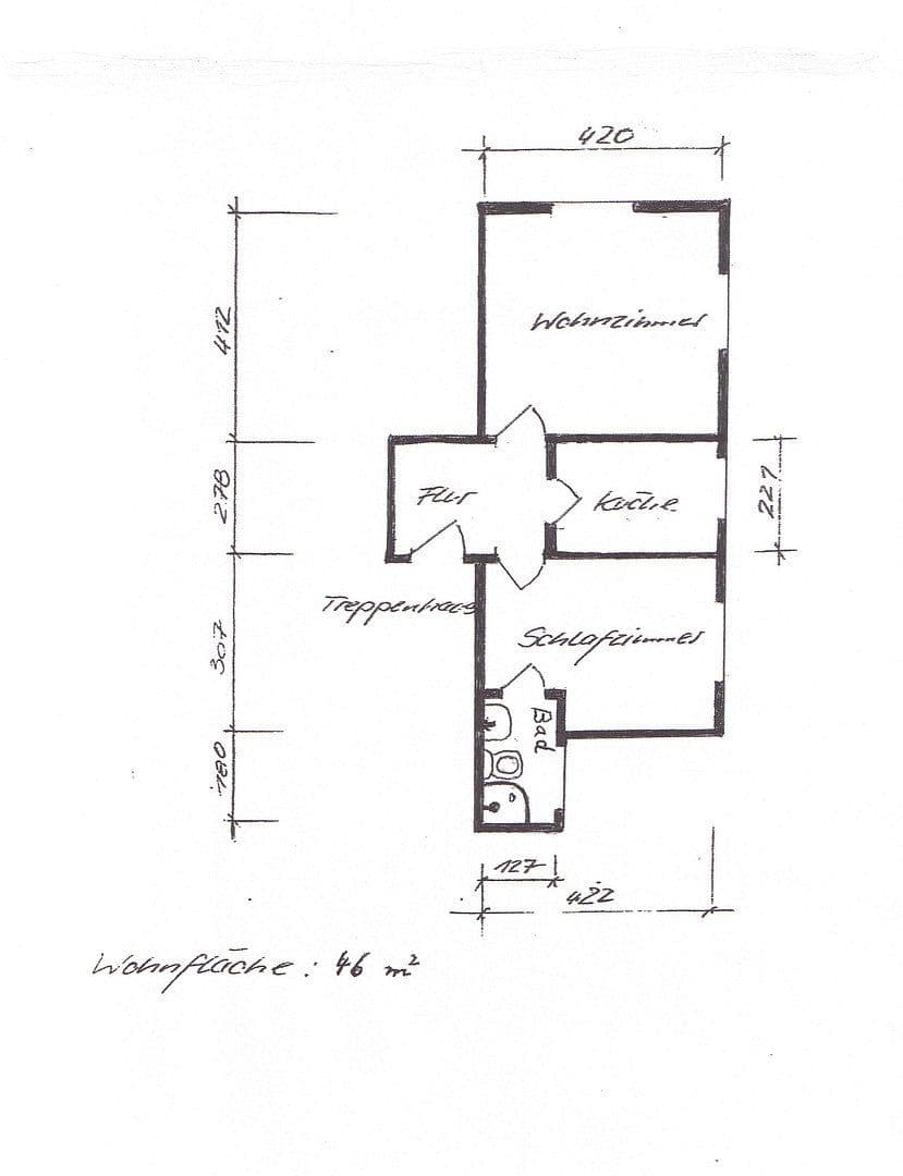 Pronájem bytu 2+1 46 m², Bahnhofstr.9, Dresden, Sasko Pronájem bytu 2+1 46 m², Bahnhofstr.9, Dresden, Sasko