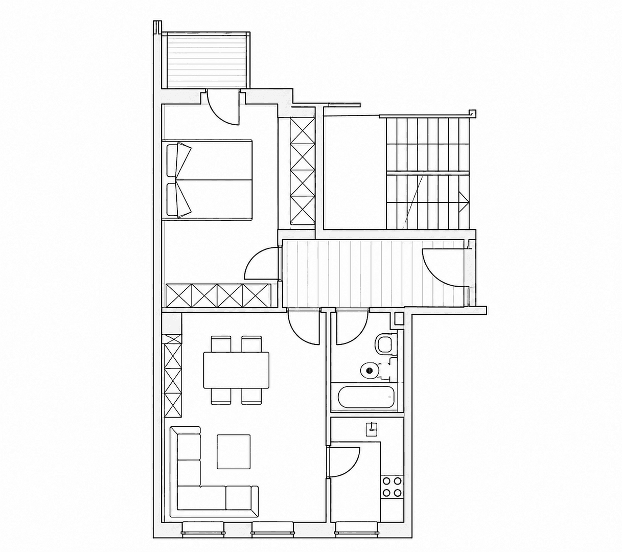 Prodej bytu 2+1 51 m², Chemnitz, Sasko Prodej bytu 2+1 51 m², Chemnitz, Sasko