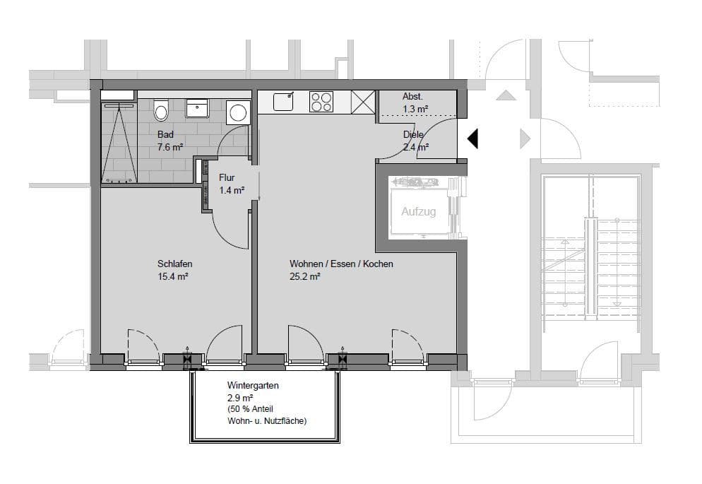 Pronájem bytu 2+1 57 m², Holsteiner Chaussee 22, Hamburg, Hamburg Pronájem bytu 2+1 57 m², Holsteiner Chaussee 22, Hamburg, Hamburg