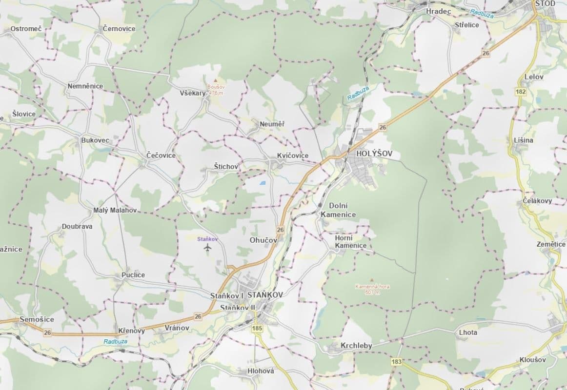 Prodej pozemku 3.547 m², Kvíčovice, Plzeňský kraj Prodej pozemku 3.547 m², Kvíčovice, Plzeňský kraj