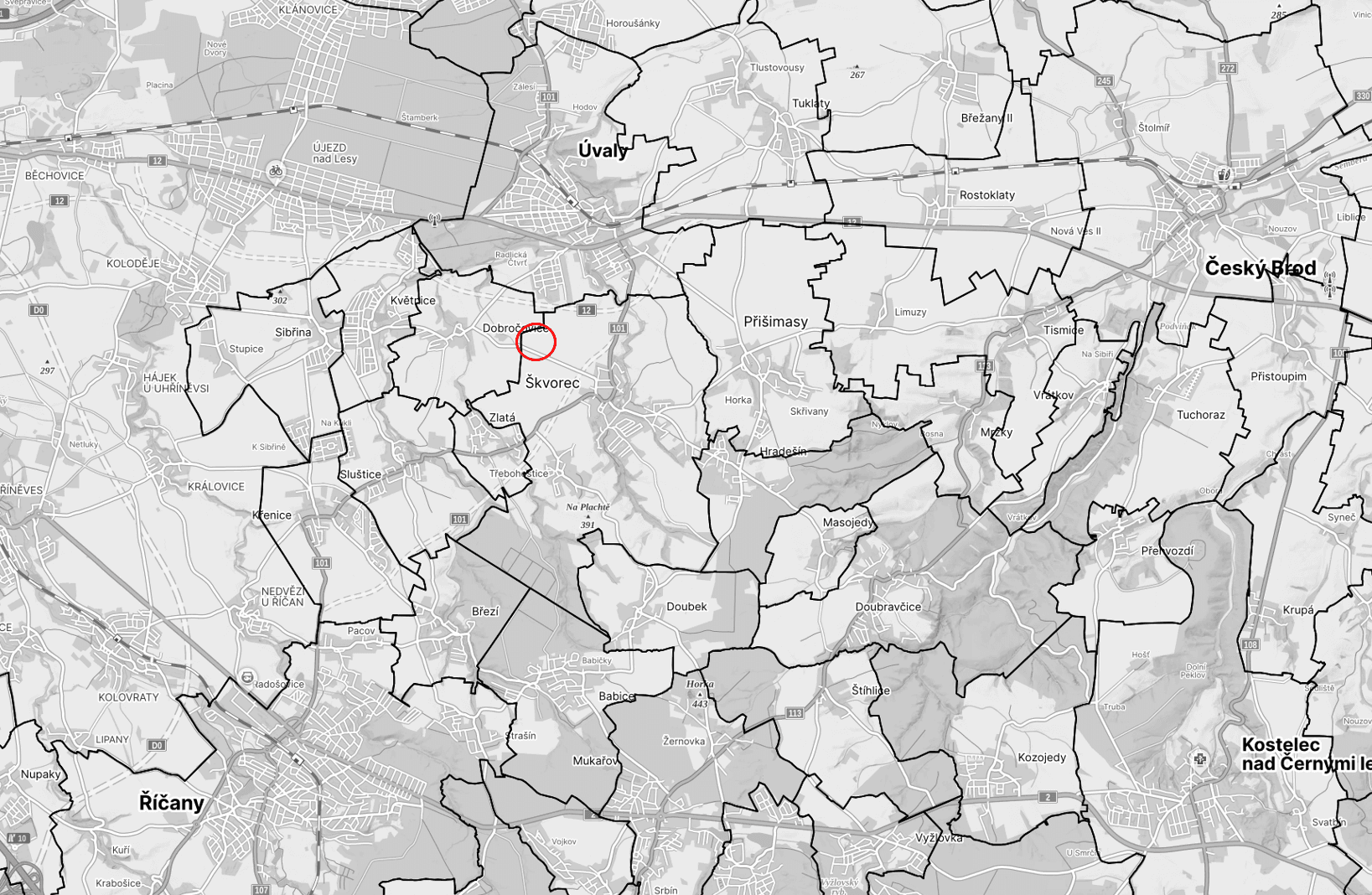 Prodej pozemku 5.992 m², Škvorec, Středočeský kraj Prodej pozemku 5.992 m², Škvorec, Středočeský kraj