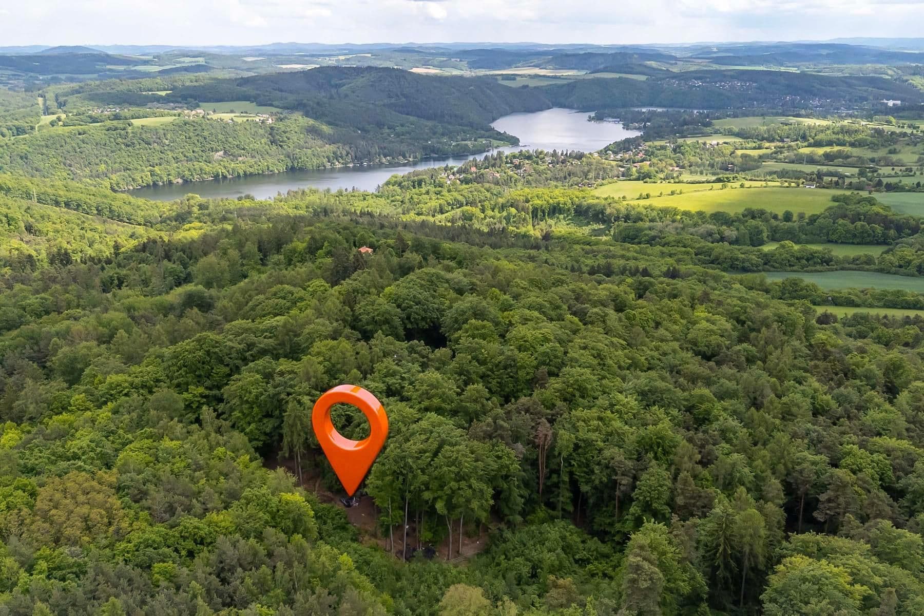 Prodej chaty, chalupy 50 m², pozemek 2.736 m², Slapy, Jihočeský kraj Prodej chaty, chalupy 50 m², pozemek 2.736 m², Slapy, Jihočeský kraj