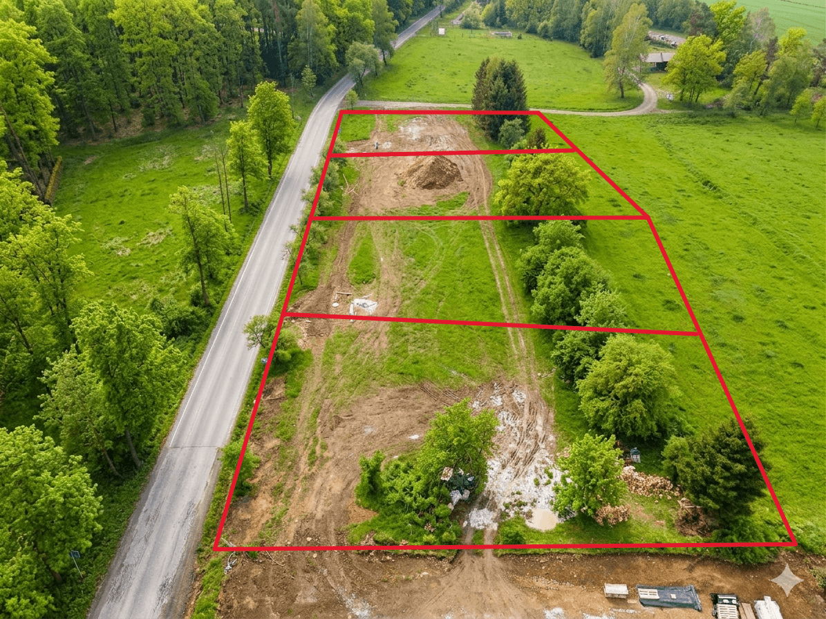 Prodej pozemku 1.094 m², Dírná, Jihočeský kraj Prodej pozemku 1.094 m², Dírná, Jihočeský kraj