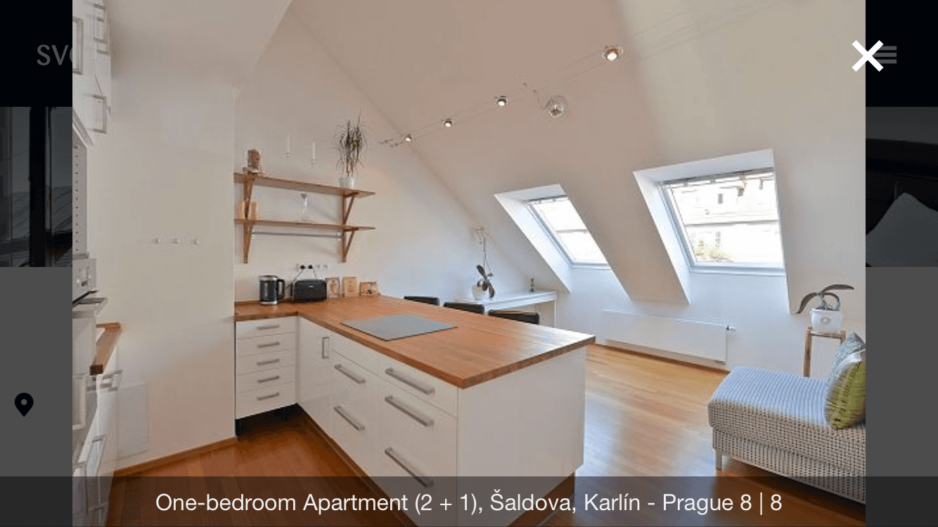 Pronájem bytu 3+kk 103 m², Šaldova, Praha, Praha Pronájem bytu 3+kk 103 m², Šaldova, Praha, Praha