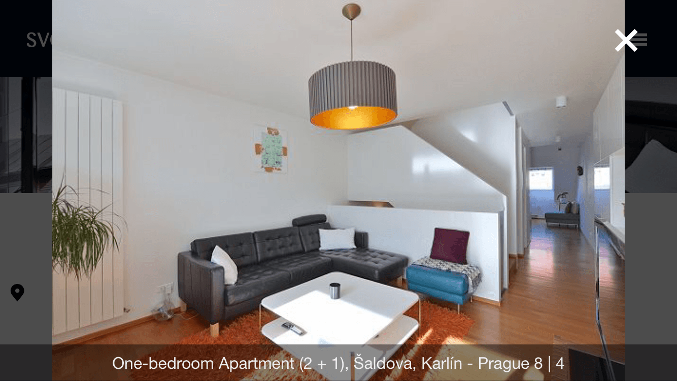 Pronájem bytu 3+kk 103 m², Šaldova, Praha, Praha Pronájem bytu 3+kk 103 m², Šaldova, Praha, Praha