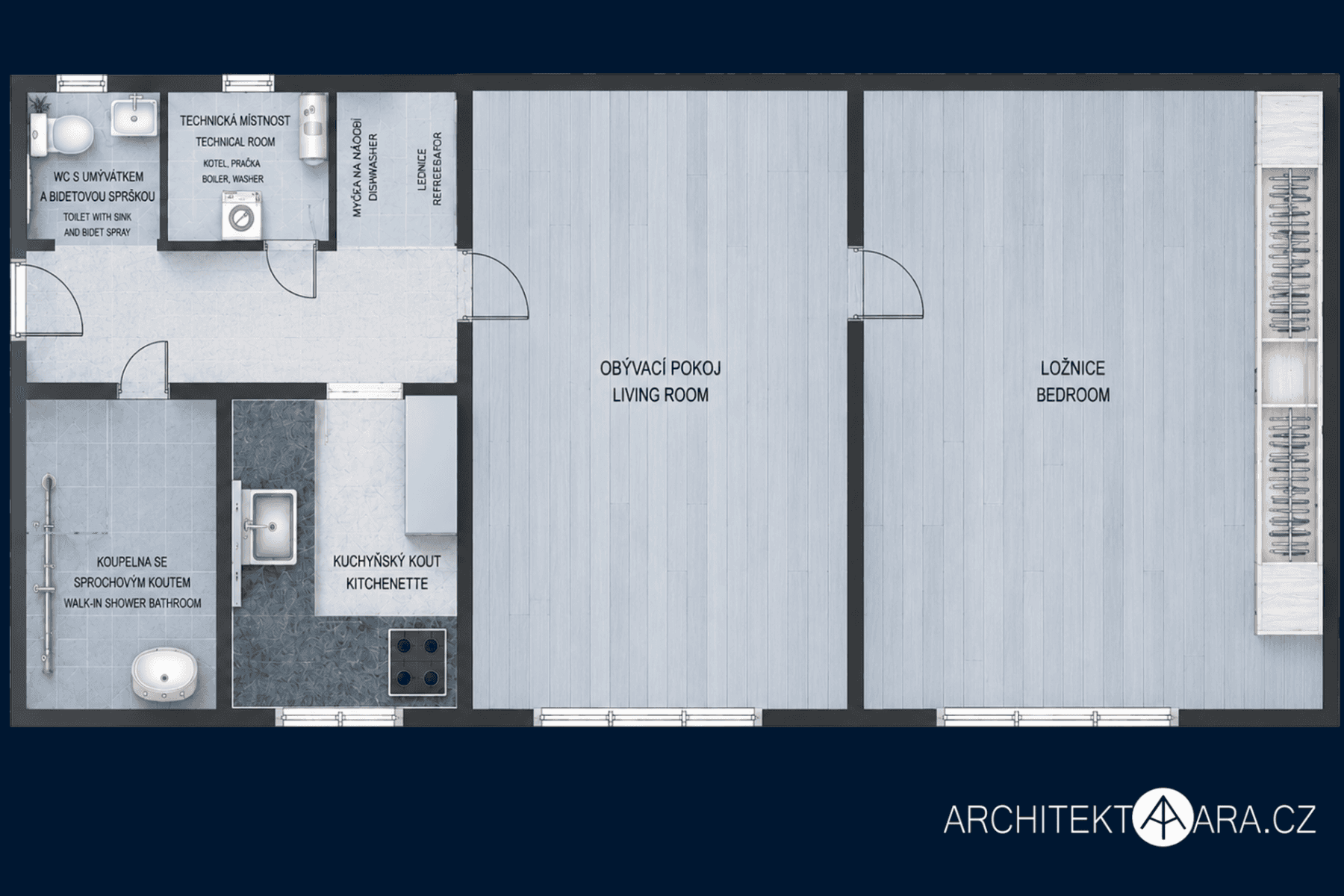 Pronájem bytu 2+1 58 m², Jateční, Praha, Praha Pronájem bytu 2+1 58 m², Jateční, Praha, Praha
