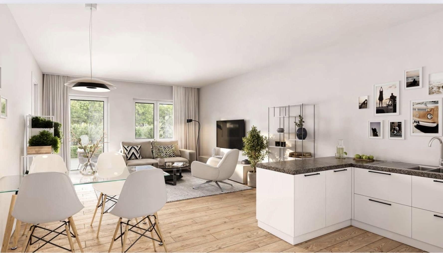 Pronájem bytu 4+1 92 m², Hirschaid, Bavorsko Pronájem bytu 4+1 92 m², Hirschaid, Bavorsko