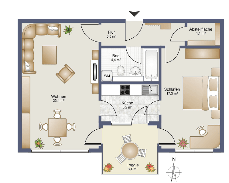 Prodej bytu 2+1 59 m², München, Bavorsko Prodej bytu 2+1 59 m², München, Bavorsko