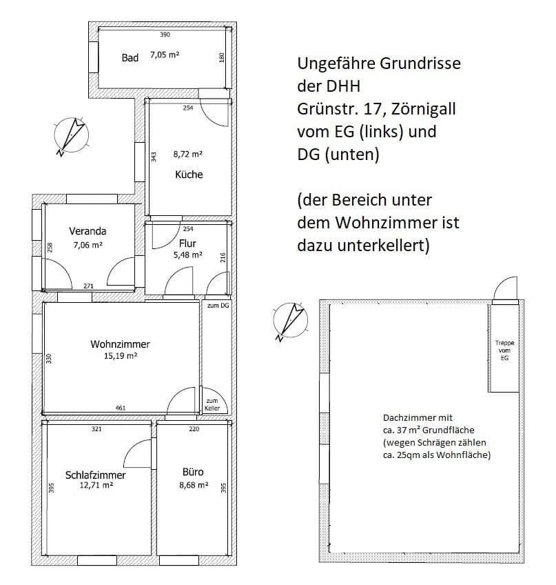 Prodej domu 90 m², pozemek 1.887 m², Grünstraße 17, Zahna-Elster, Sasko-Anhaltsko Prodej domu 90 m², pozemek 1.887 m², Grünstraße 17, Zahna-Elster, Sasko-Anhaltsko