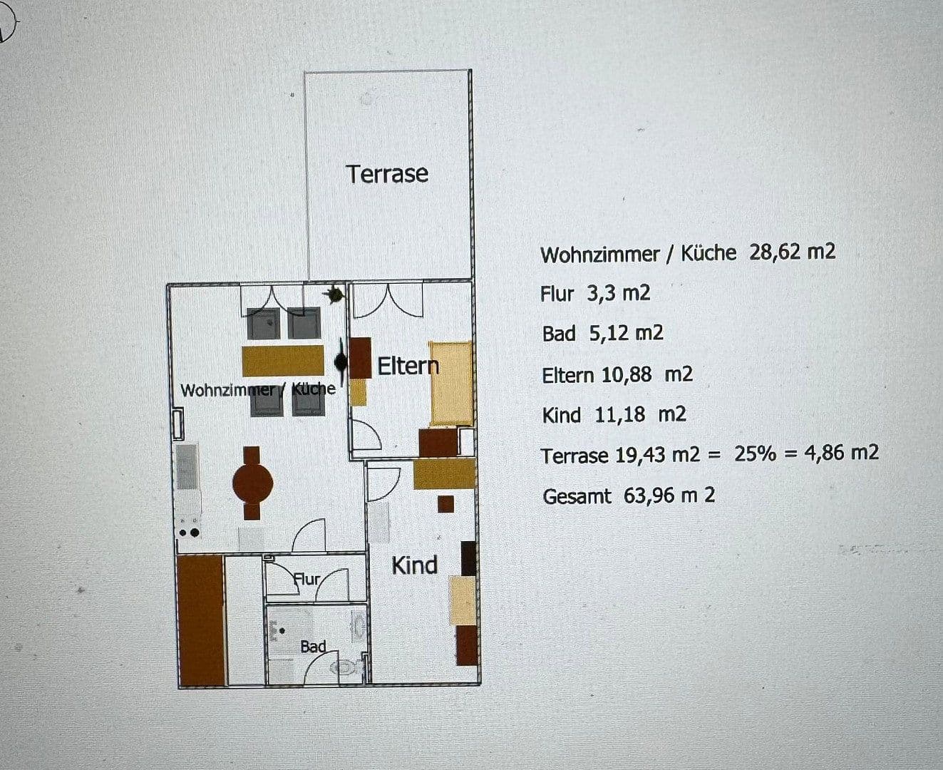 Pronájem bytu 3+1 64 m², Berliner Str. 911, Köln, Severní Porýní-Vestfálsko Pronájem bytu 3+1 64 m², Berliner Str. 911, Köln, Severní Porýní-Vestfálsko