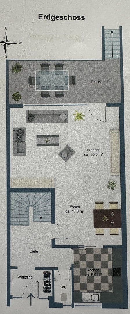 Pronájem domu 140 m², pozemek 231 m², Haan, Severní Porýní-Vestfálsko Pronájem domu 140 m², pozemek 231 m², Haan, Severní Porýní-Vestfálsko