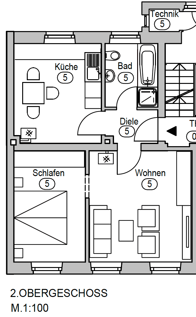 Pronájem bytu 2+1 50 m², Ammonstraße 2, Fürth, Bavorsko Pronájem bytu 2+1 50 m², Ammonstraße 2, Fürth, Bavorsko