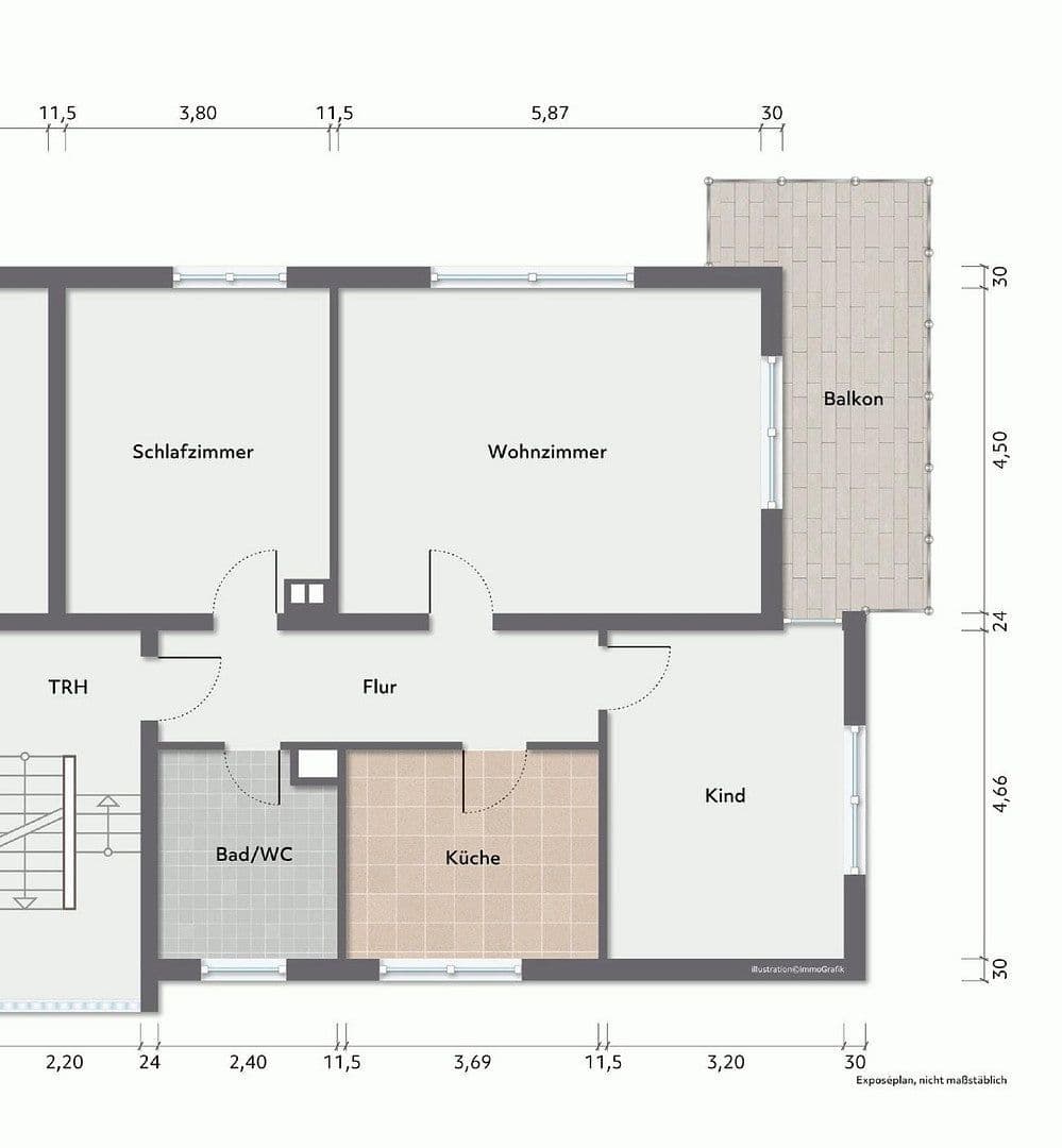 Pronájem bytu 3+1 95 m², Sauerbruchstr. 11, Bruchsal, Bádensko-Württembersko Pronájem bytu 3+1 95 m², Sauerbruchstr. 11, Bruchsal, Bádensko-Württembersko