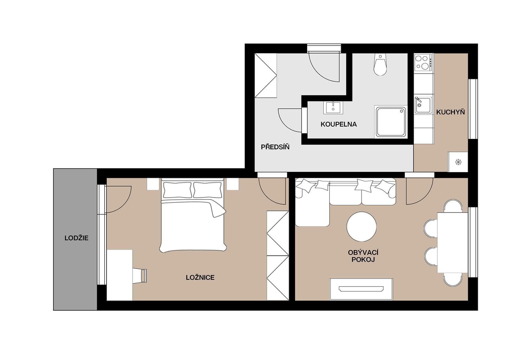 Prodej bytu 2+1 57 m², Sídliště, Libčeves, Ústecký kraj Prodej bytu 2+1 57 m², Sídliště, Libčeves, Ústecký kraj
