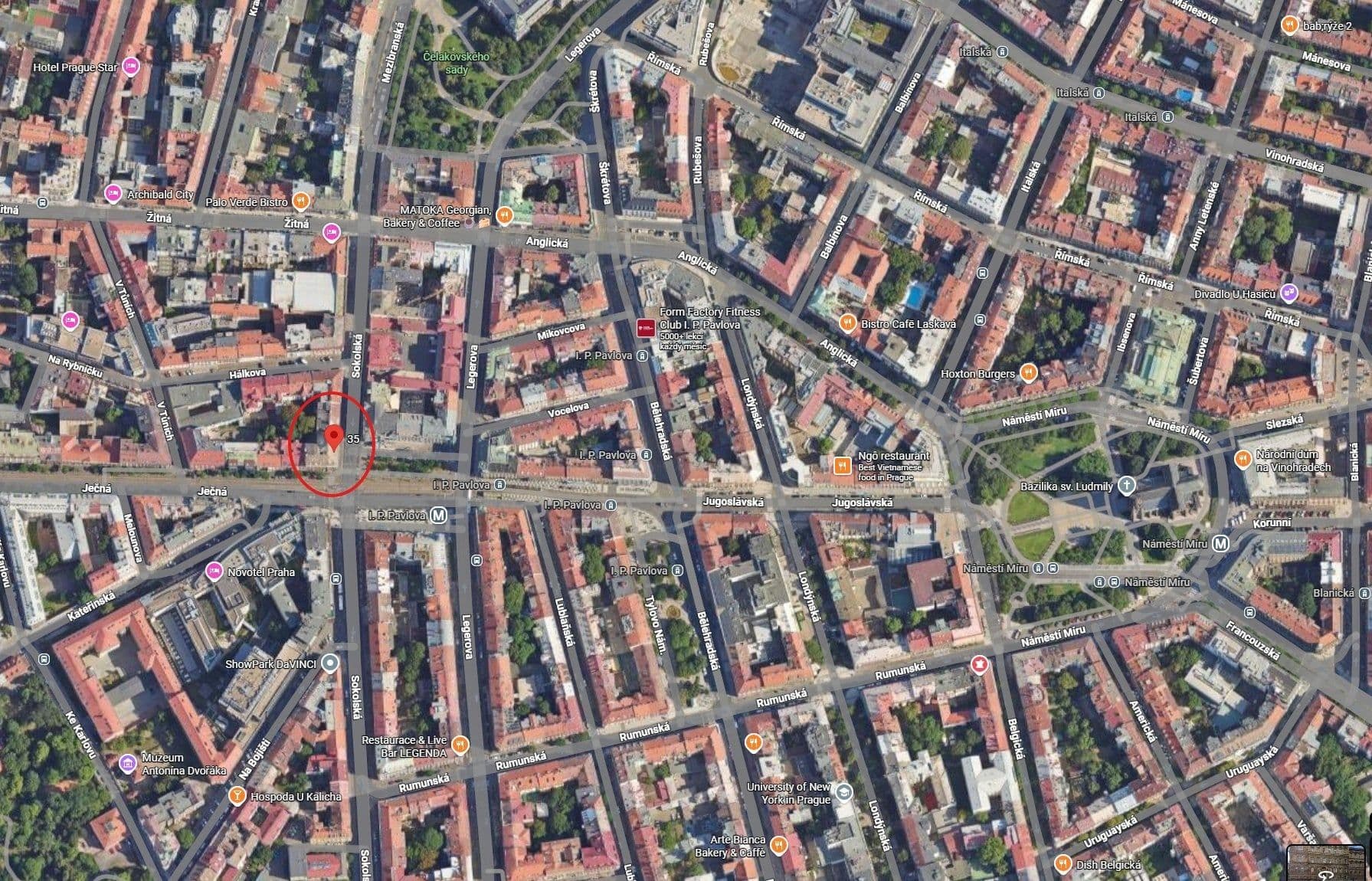 Pronájem nebytového prostoru 18 m², Sokolská, Praha, Praha Pronájem nebytového prostoru 18 m², Sokolská, Praha, Praha