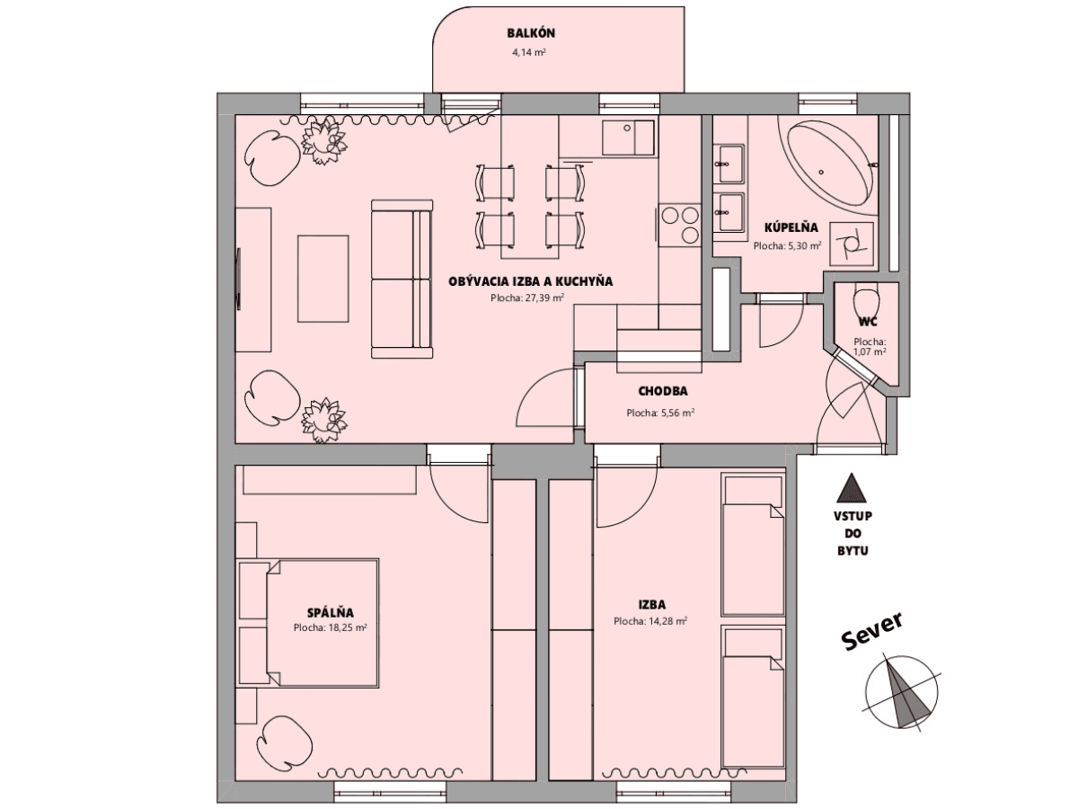 Prodej bytu 3+1 78 m², Nové Mesto, Bratislavský kraj Prodej bytu 3+1 78 m², Nové Mesto, Bratislavský kraj