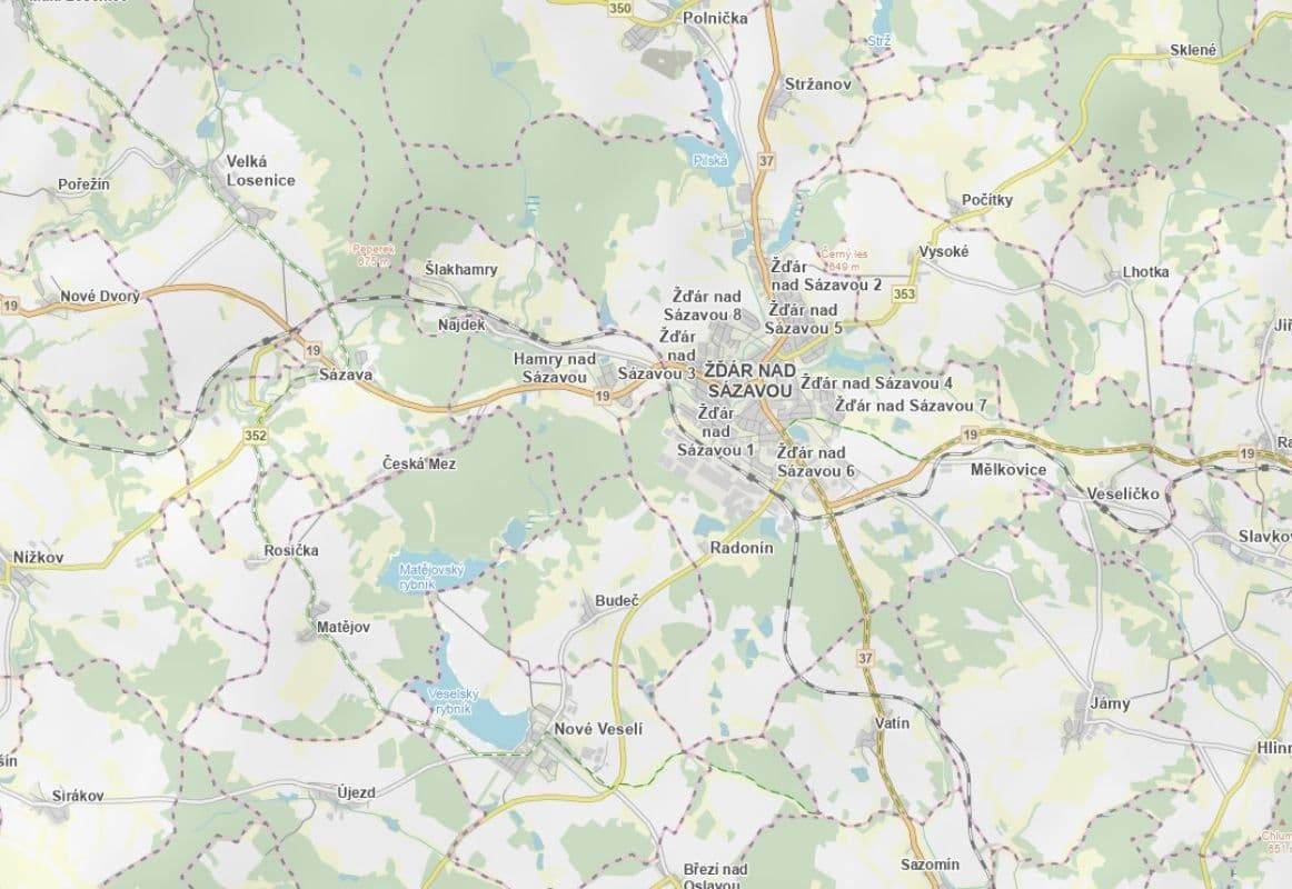 Prodej pozemku 4.808 m², Hamry nad Sázavou, Kraj Vysočina Prodej pozemku 4.808 m², Hamry nad Sázavou, Kraj Vysočina