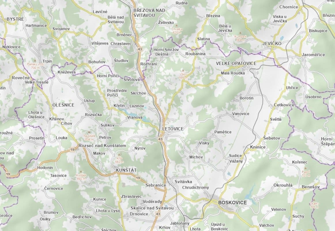 Prodej pozemku 13.002 m², Letovice, Jihomoravský kraj Prodej pozemku 13.002 m², Letovice, Jihomoravský kraj
