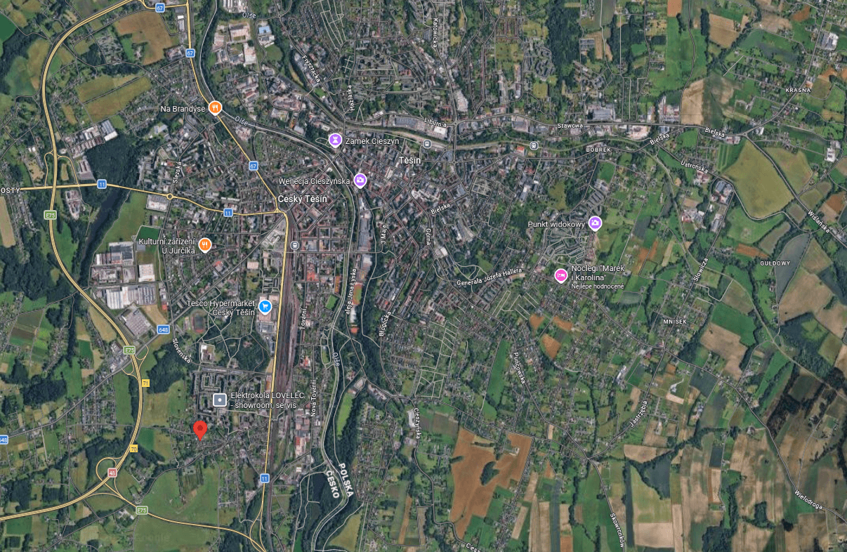 Pronájem bytu 1+kk 39 m², Polní, Český Těšín, Moravskoslezský kraj Pronájem bytu 1+kk 39 m², Polní, Český Těšín, Moravskoslezský kraj