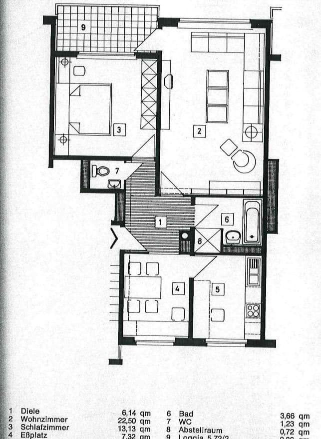 Pronájem bytu 2+kk 66 m², Hochheim, Hessen Pronájem bytu 2+kk 66 m², Hochheim, Hessen