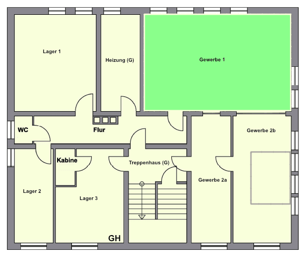 Pronájem kanceláře 47 m², Gartenstraße 15, Bad Segeberg, Šlesvicko-Holštýnsko Pronájem kanceláře 47 m², Gartenstraße 15, Bad Segeberg, Šlesvicko-Holštýnsko