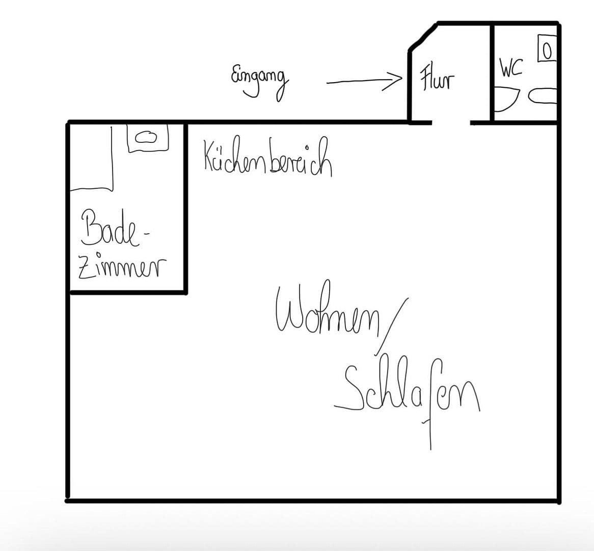 Pronájem bytu 1+1 29 m², Kohlenstraße 9-11, Rastatt, Bádensko-Württembersko Pronájem bytu 1+1 29 m², Kohlenstraße 9-11, Rastatt, Bádensko-Württembersko