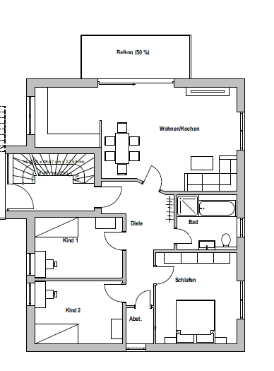 Pronájem bytu 4+1 97 m², Erlensee, Hessen Pronájem bytu 4+1 97 m², Erlensee, Hessen