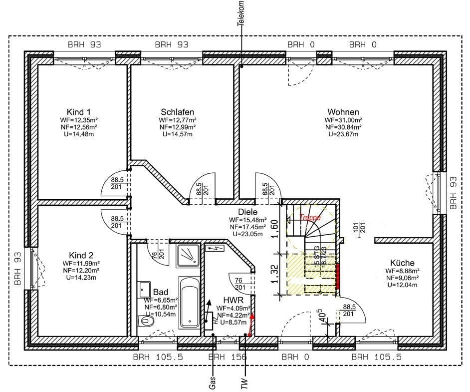 Prodej domu 150 m², pozemek 473 m², Möser, Sasko-Anhaltsko Prodej domu 150 m², pozemek 473 m², Möser, Sasko-Anhaltsko