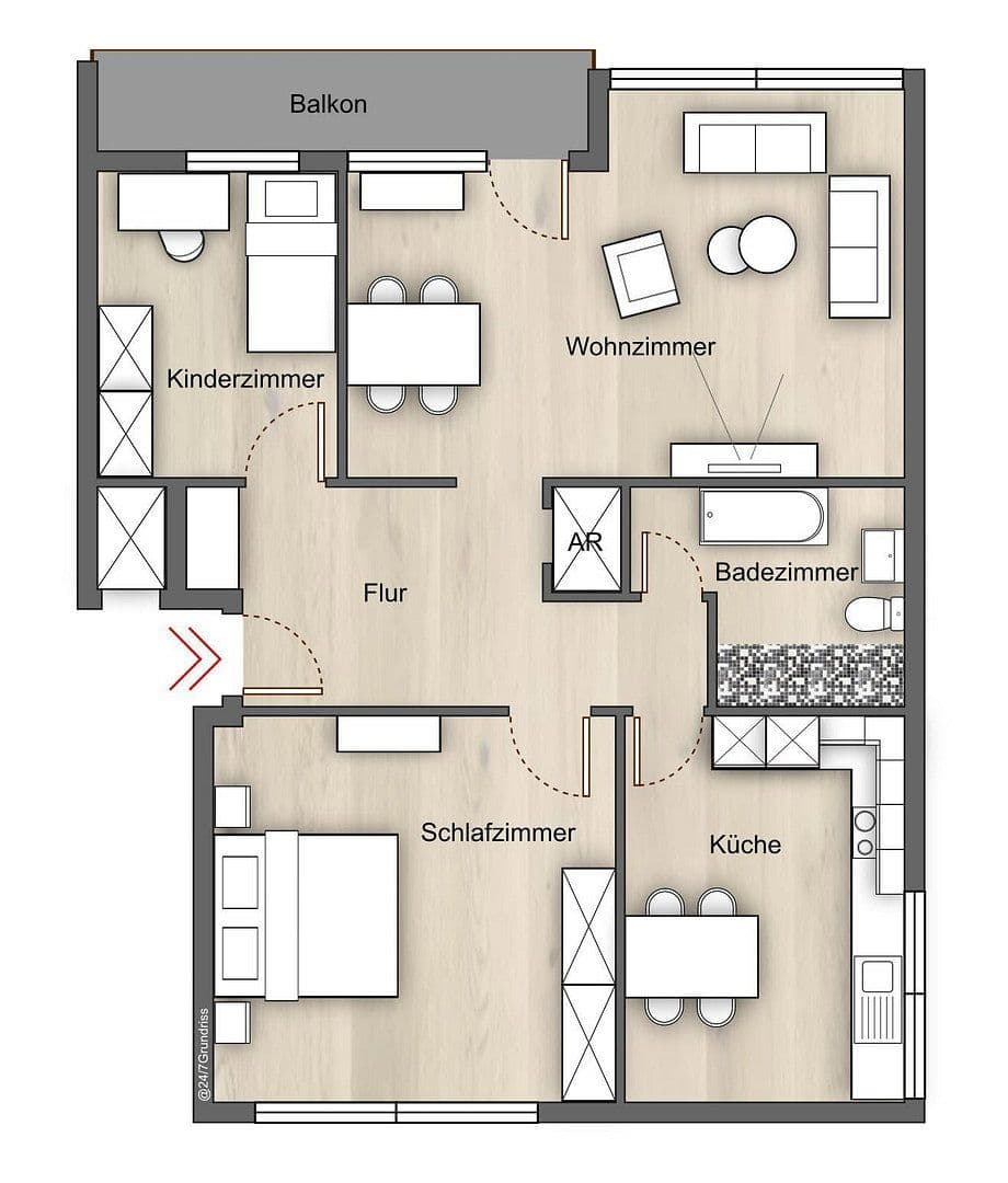 Prodej bytu 3+1 80 m², Köln Pesch, Severní Porýní-Vestfálsko Prodej bytu 3+1 80 m², Köln Pesch, Severní Porýní-Vestfálsko