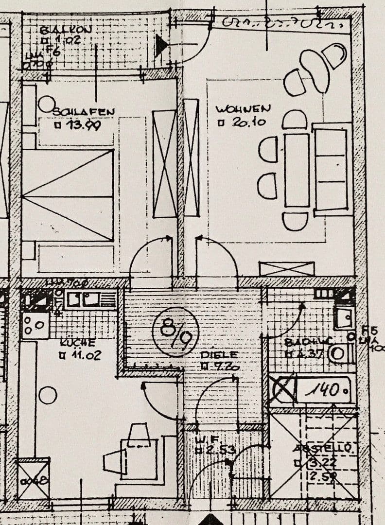 Pronájem bytu 2+kk 63 m², Markstraße 381, Bochum, Severní Porýní-Vestfálsko Pronájem bytu 2+kk 63 m², Markstraße 381, Bochum, Severní Porýní-Vestfálsko