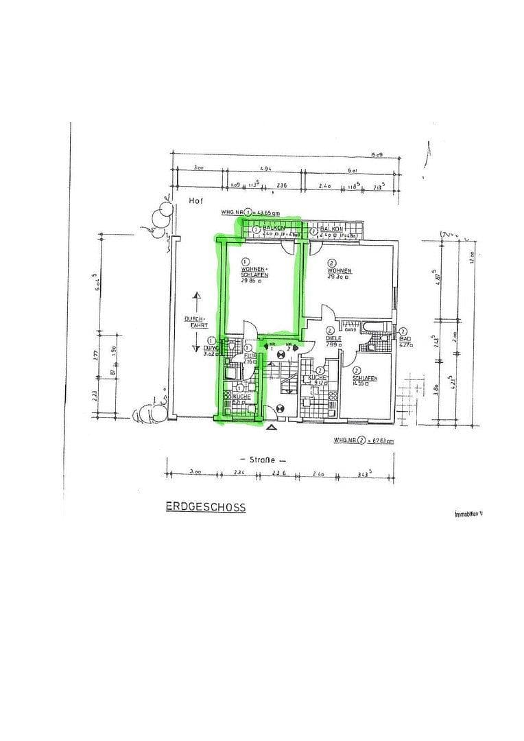 Prodej bytu 1+1 43 m², Gutenbergstraße 5, Bremerhaven, Bremen Prodej bytu 1+1 43 m², Gutenbergstraße 5, Bremerhaven, Bremen