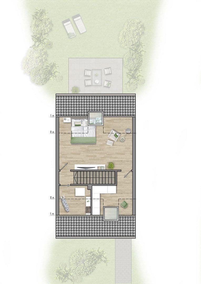 Pronájem domu 132 m², pozemek 100 m², Castrop-Rauxel, Severní Porýní-Vestfálsko Pronájem domu 132 m², pozemek 100 m², Castrop-Rauxel, Severní Porýní-Vestfálsko